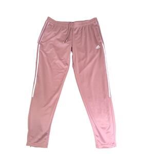 Women's Adidas Magic Mauve Tiro Track Pant 3 Stripe L